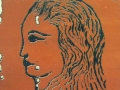 Donne archeologiche 1983 incisione tecniche sperimentali