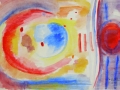 Franca Battain- Studi per arazzi su carta 1972 3