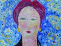 Ludovica Cantarutti 1997 tecnica mista su tela cm 53 x 45